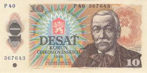 10 Korun p.94b 1986 XF